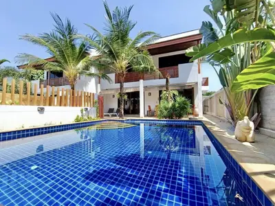 VERY ATTRACTIVE 3 BEDROOM POOL VILLA ONLY 80 METERS FROM THE BEACH  in Mae Ramphueng, Rayong  - House - Mae Ramphueng - Mae Ramphueng Beach, Rayong 