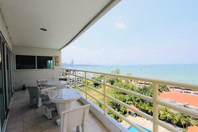 คอนโด 2 ห้องนอนขนาดใหญ่พร้อมวิวทะเล - คอนโด - Pattaya Beach - 